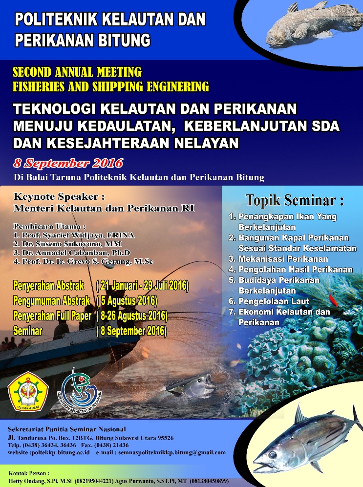 SECOND ANNUAL MEETING FISHERIES AND SHIPPING ENGINERING