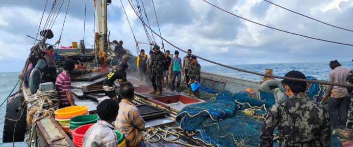 KKP Amankan 2 Kapal Ikan yang melanggar ketentuan Alat Penangkap Ikan